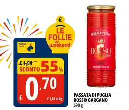 Tigros Passata di puglia ROSSO GARGANO offerta