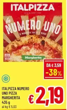 A&O Italpizza numero uno pizza margherita offerta