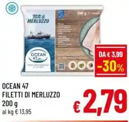 A&O Ocean 47 filetti di merluzzo offerta