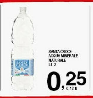 Sigma Acqua minerale naturale offerta