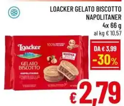 A&O Loacker gelato biscotto NAPOLITANER offerta