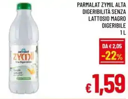 A&O Parmalat zymil alta digeribilità senza lattosio magro digeribile offerta