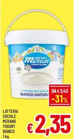 A&O Latteria sociale merano yogurt bianco offerta