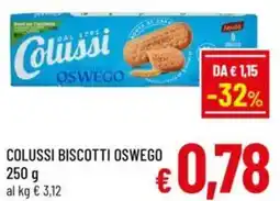 A&O Colussi biscotti oswego offerta