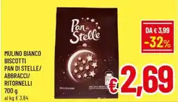 A&O Mulino bianco biscotti pan di stelle/ abbracci/ ritornelli offerta