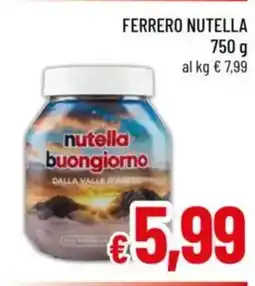 A&O Ferrero nutella offerta