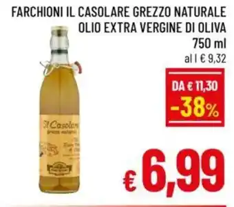 A&O Farchioni il casolare grezzo naturale olio extra vergine di oliva offerta