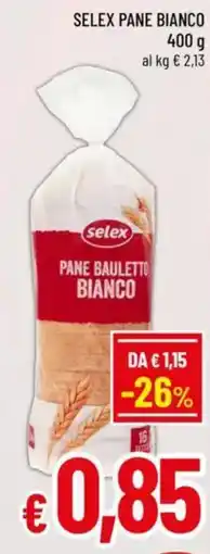 A&O Selex pane bianco offerta