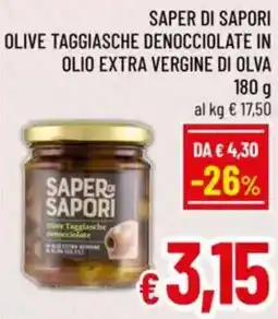 A&O Saper di sapori olive taggiasche denocciolate in olio extra vergine di olva offerta