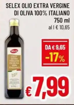 A&O Selex olio extra vergine di oliva 100% italiano offerta