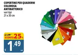 Tigros Copertine per quaderni colorosa antibatterico offerta
