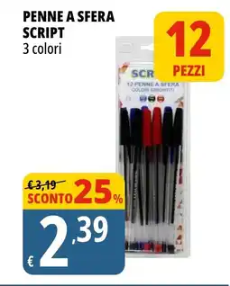 Tigros Penne a sfera SCRIPT offerta