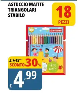Tigros Astuccio matite triangolari STABILO offerta