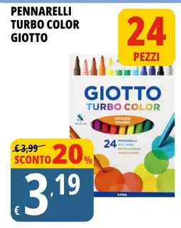 Tigros Pennarelli turbo color GIOTTO offerta