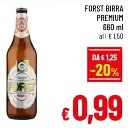 A&O Forst birra premium offerta