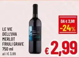 A&O Le vie dell'uva merlot friuli grave offerta