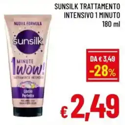 A&O Sunsilk trattamento intensivo 1 minuto offerta