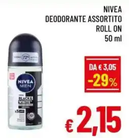 A&O Nivea deodorante assortito roll on offerta
