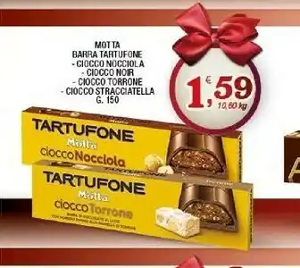 Sigma Motta - tartufone ciocco torrone 150 g(ml) offerta