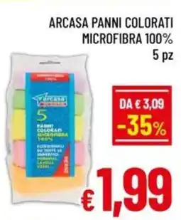 A&O Arcasa panni colorati microfibra 100% offerta