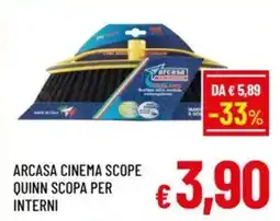 A&O Arcasa cinema scope quinn scopa per interni offerta