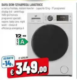 A&O DAYA DSW-12148H55A LAVATRICE offerta