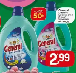 Crai General Detersivo Lavatrice 5 In 1 Colore/ Universale offerta