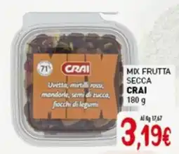 Crai Mix frutta secca CRAI offerta