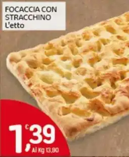 Crai Focaccia con stracchino offerta