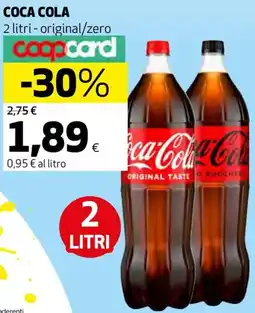 Ipercoop COCA COLA original/zero offerta