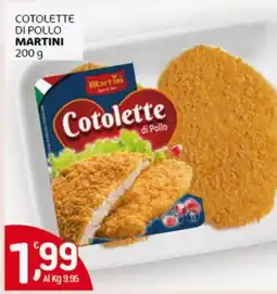 Crai Cotolette di pollo MARTINI offerta