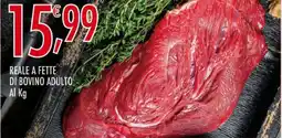 Crai Reale a fette di bovino adulto offerta