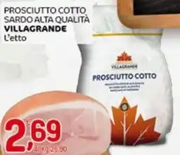 Crai Prosciutto cotto sardo alta qualità VILLAGRANDE offerta