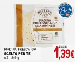 Crai Piadina fresca igp SCELTO PER TE x3- offerta