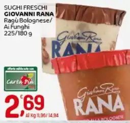 Crai Sughi freschi GIOVANNI RANA offerta