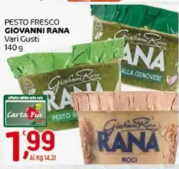 Crai Pesto fresco GIOVANNI RANA offerta