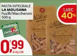 Crai Pasta integrale LA MOLISANA offerta