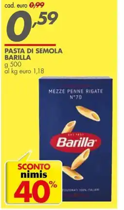 Italmark Pasta di semola BARILLA offerta