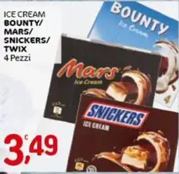 Crai Bounty ICE CREAM BOUNTY/ MARS/ SNICKERS/ TWIX offerta
