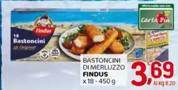 Crai Bastoncini di merluzzo FINDUS x18 offerta