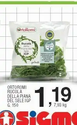 Sigma Rucola 150 g offerta