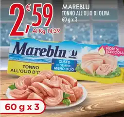 Crai Mareblu tonno all'olio di oliva offerta