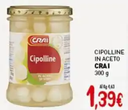 Crai Cipolline in aceto CRAI offerta