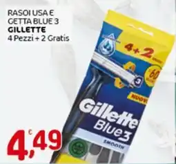 Crai Rasoi usa e blue 3 GILLETTE offerta