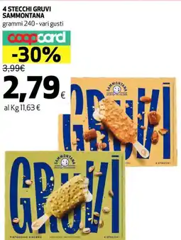 Ipercoop 4 stecchi gruvi SAMMONTANA offerta