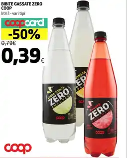 Ipercoop Bibite gassate ZERO COOP offerta
