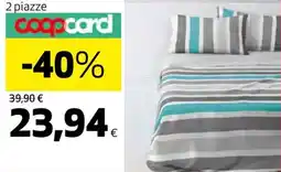 Ipercoop Completo letto lenzuolo/copriletto cotone BASSETTI offerta