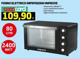 Ipercoop Forno elettrico IMPRFE80HH IMPROVE offerta
