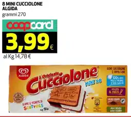 Ipercoop 8 mini cucciolone ALGIDA offerta