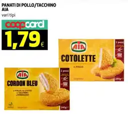 Ipercoop Panati di pollo/tacchino AIA offerta